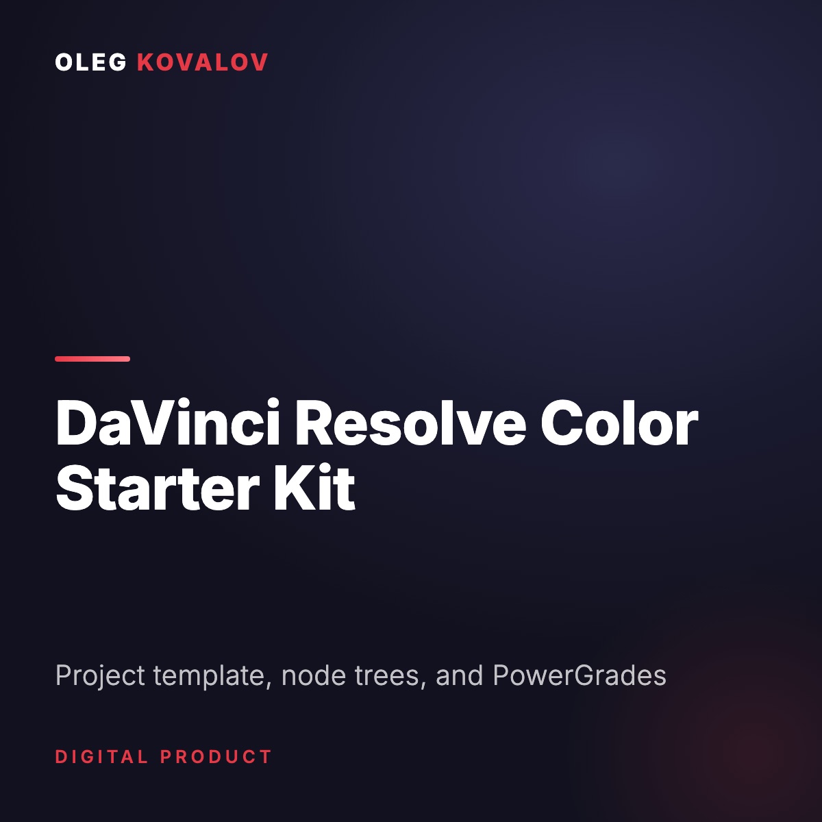 DaVinci Resolve Color Grading Starter Kit product card