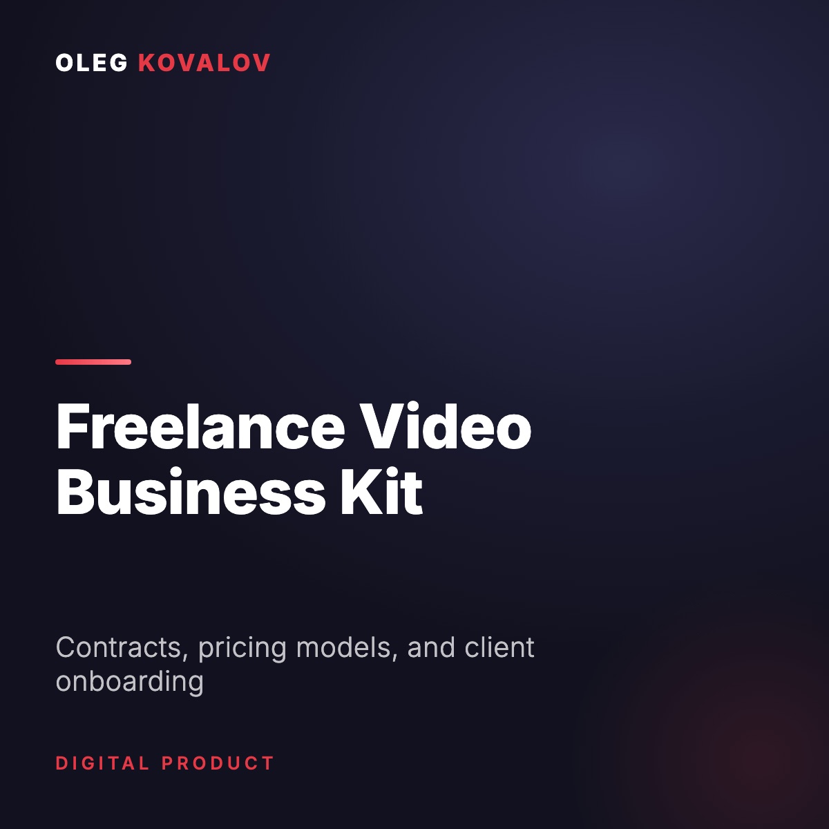 Freelance Video Creator Business Kit product card